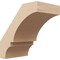 Ekena Millwork 5-inch W x 8-inch D x 8-inch H Balboa Rough Cedar Woodgrain TimberThane Knee Brace, Primed BRCUR05X08X08BOARCPR - alternate 1